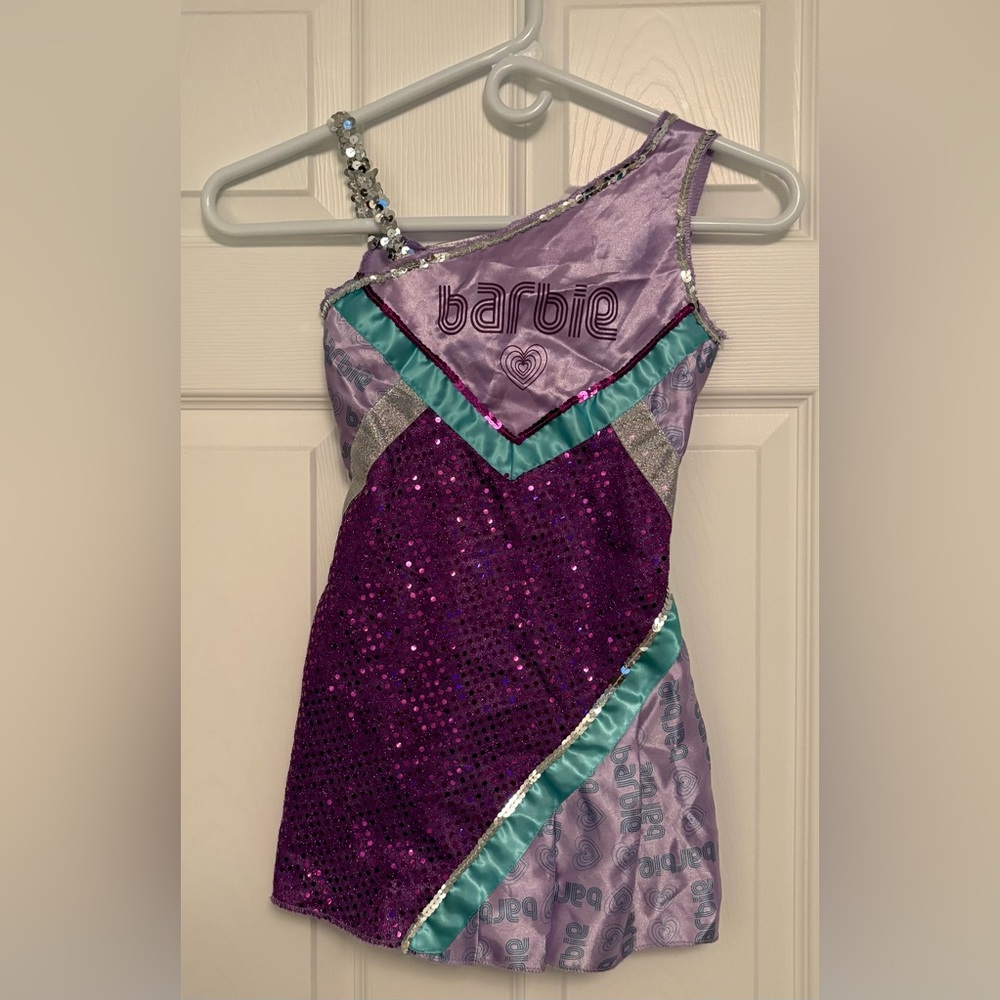 Girls Barbie Sequins Costume Dress